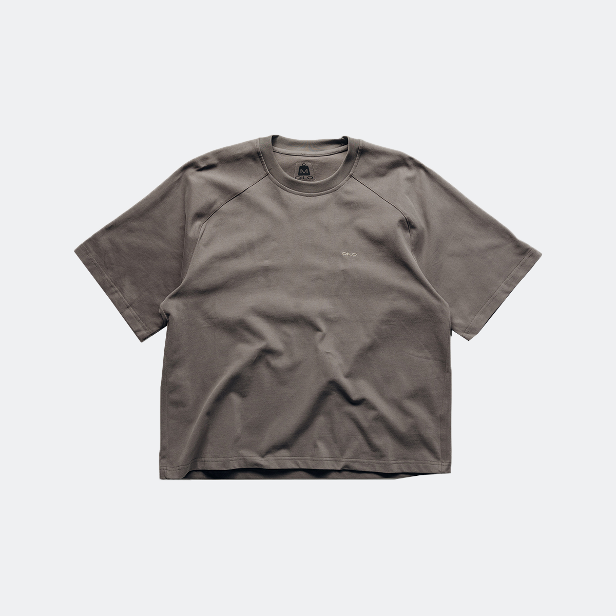 Block Tee in Dark Earth