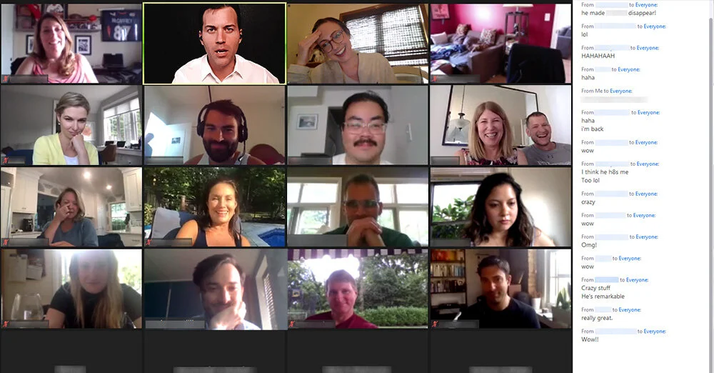 Corporate-Mentalist zoom magic