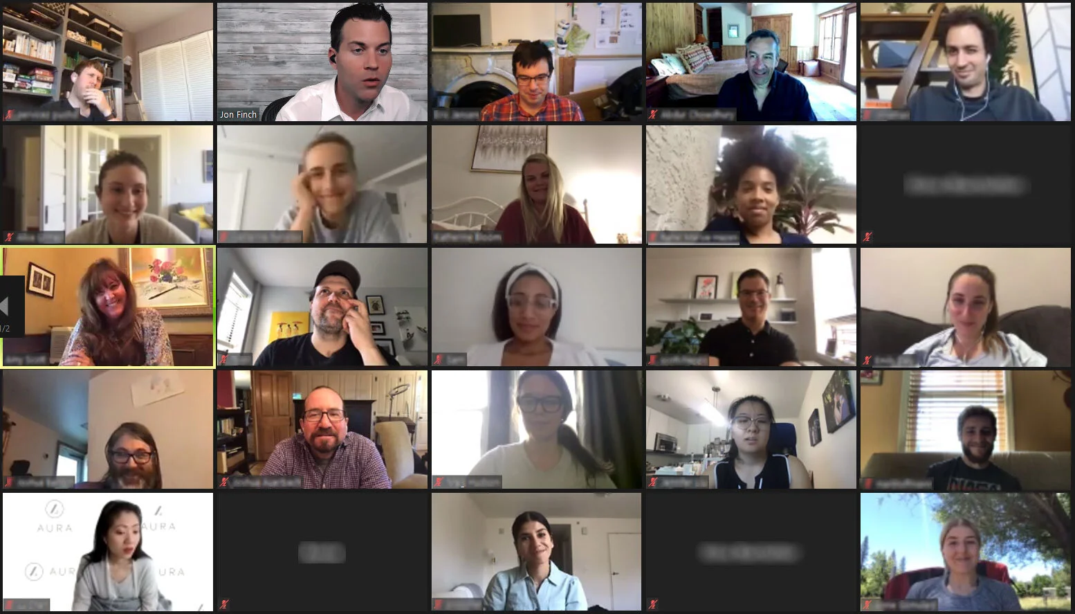 virtual corporate zoom meeting mentalist