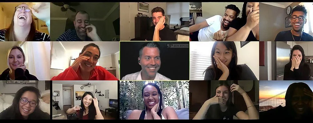 virtual magician on zoom jon finch