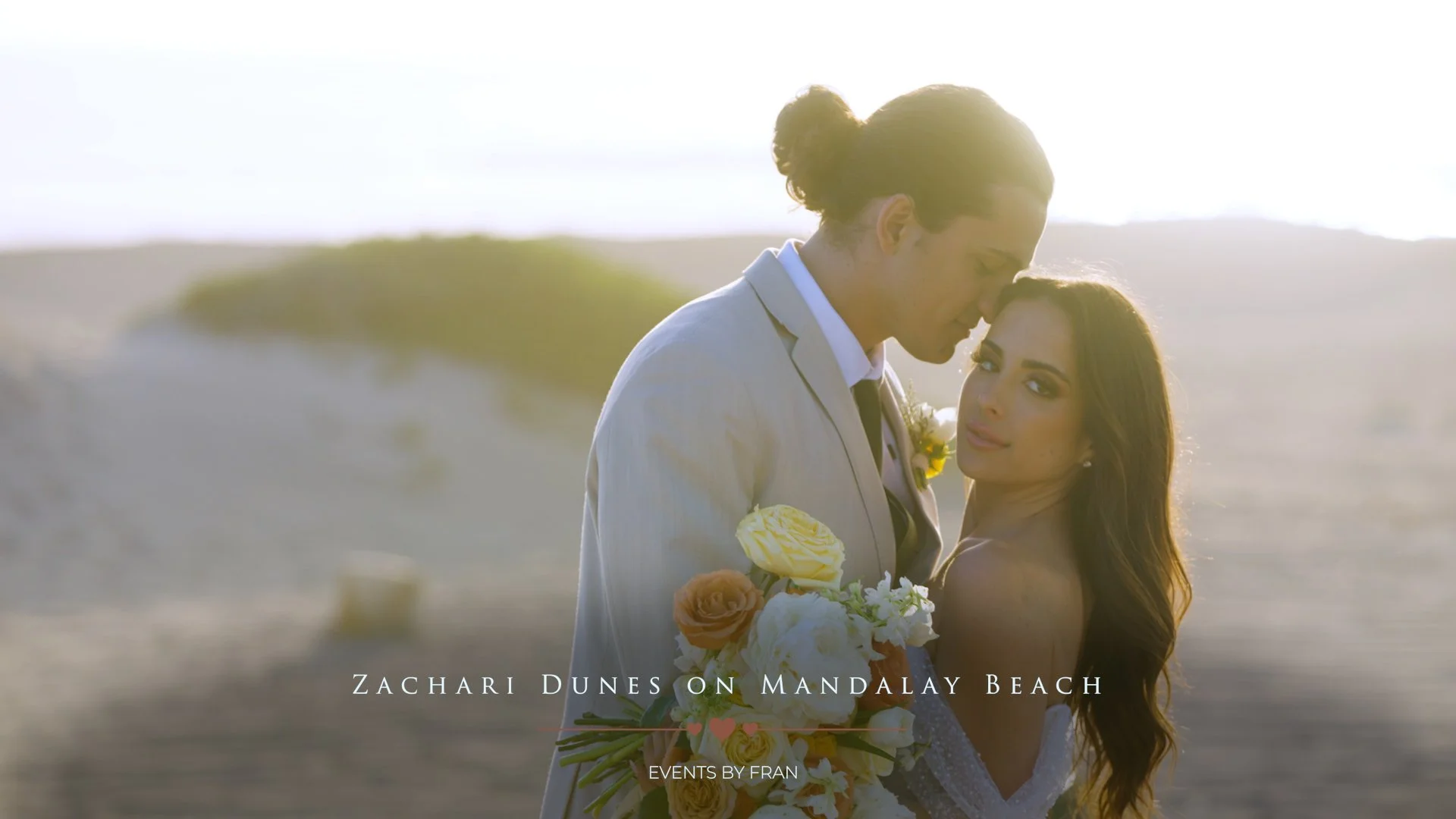 California Beach Wedding at Zachari Dunes on Mandalay Beach