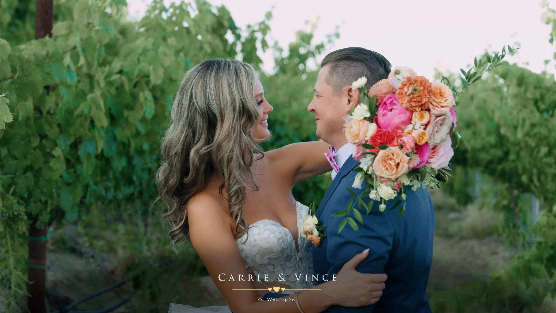 Carrie + Vince Wedding Day