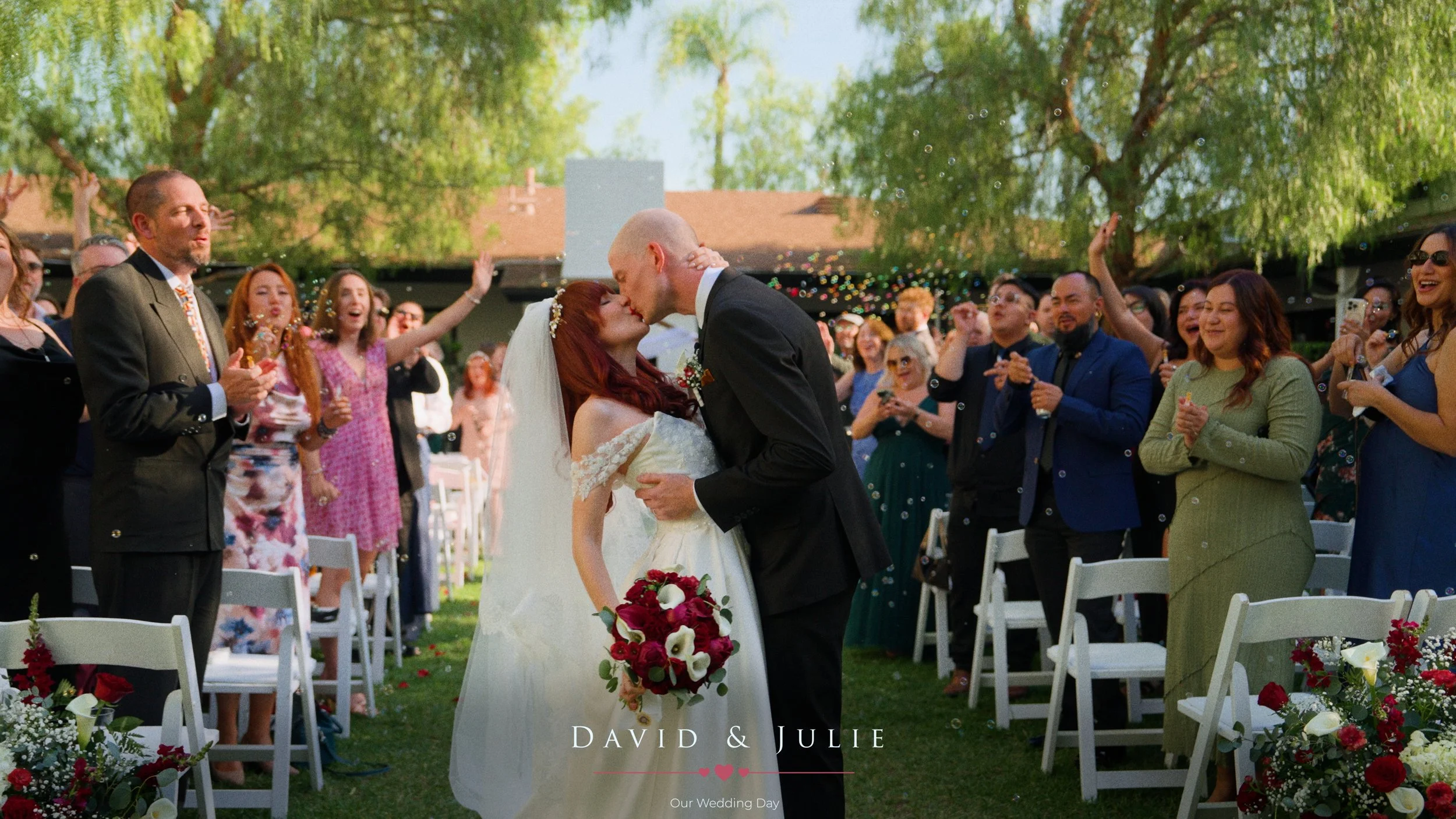 David + Julie Wedding Day
