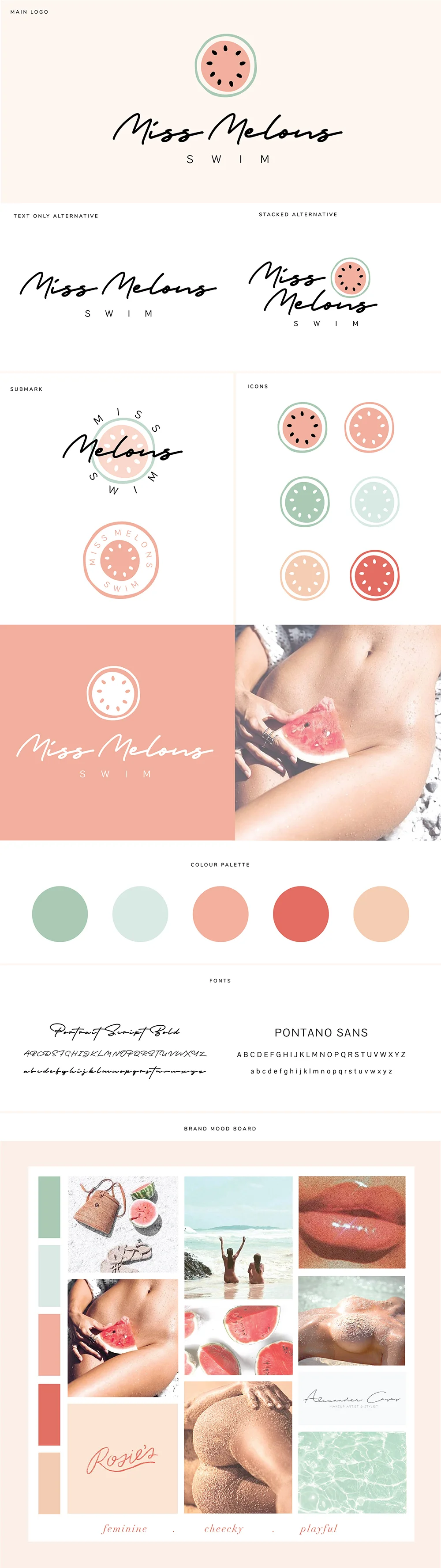 Fashion logo design, by the design parlour, design studio in Melbourne