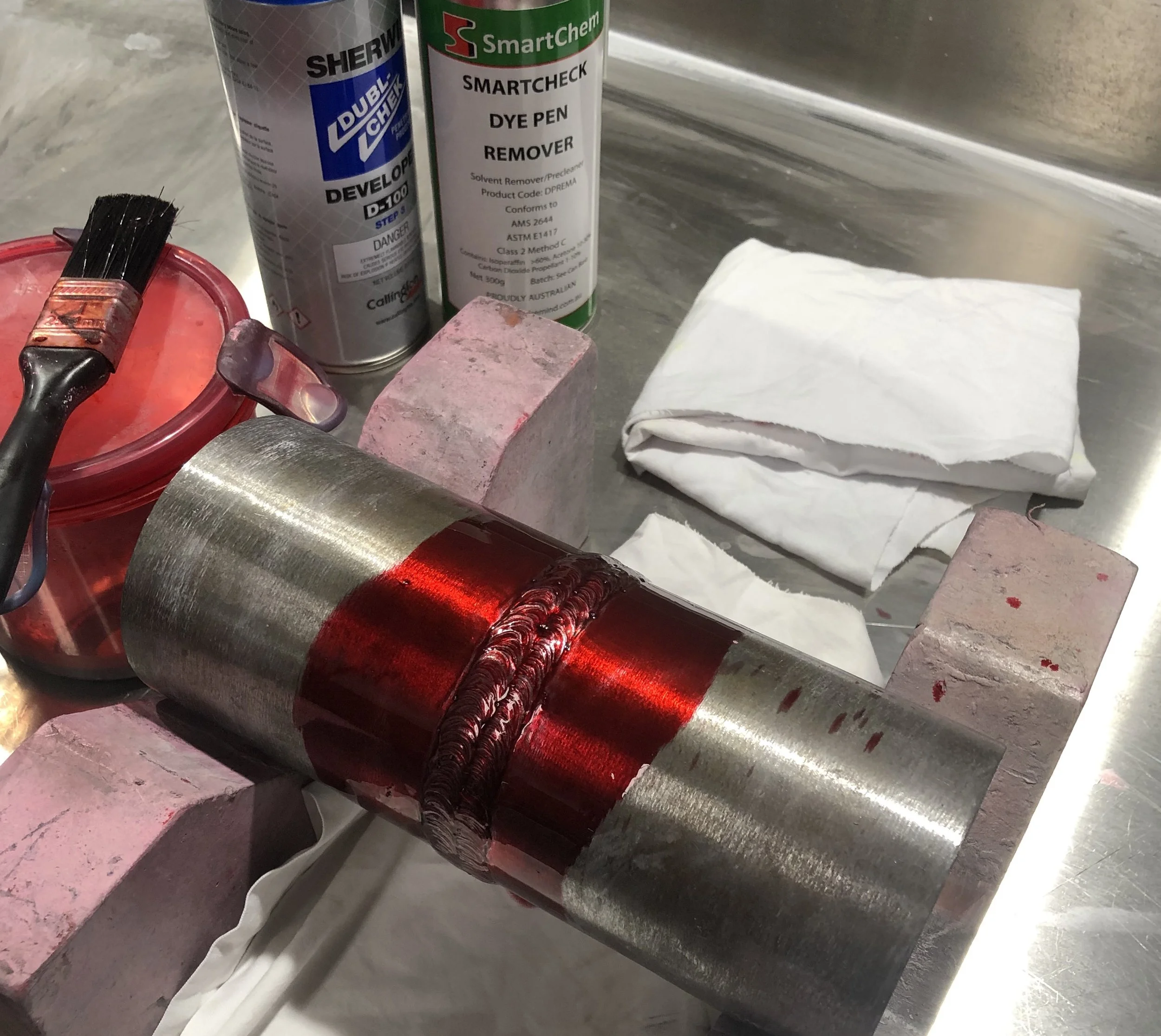 Liquid Dye Penetrant Testing Tcs Ndt