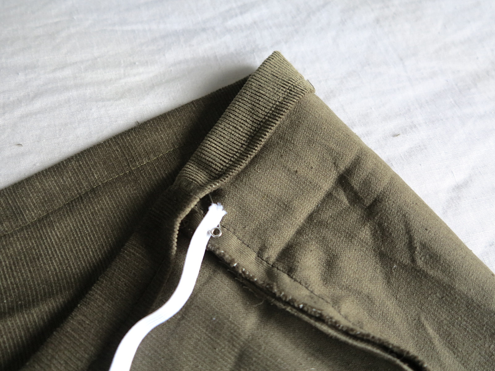 DIY: Easy High Waisted Corduroy Shorts — The Essentials Club ...