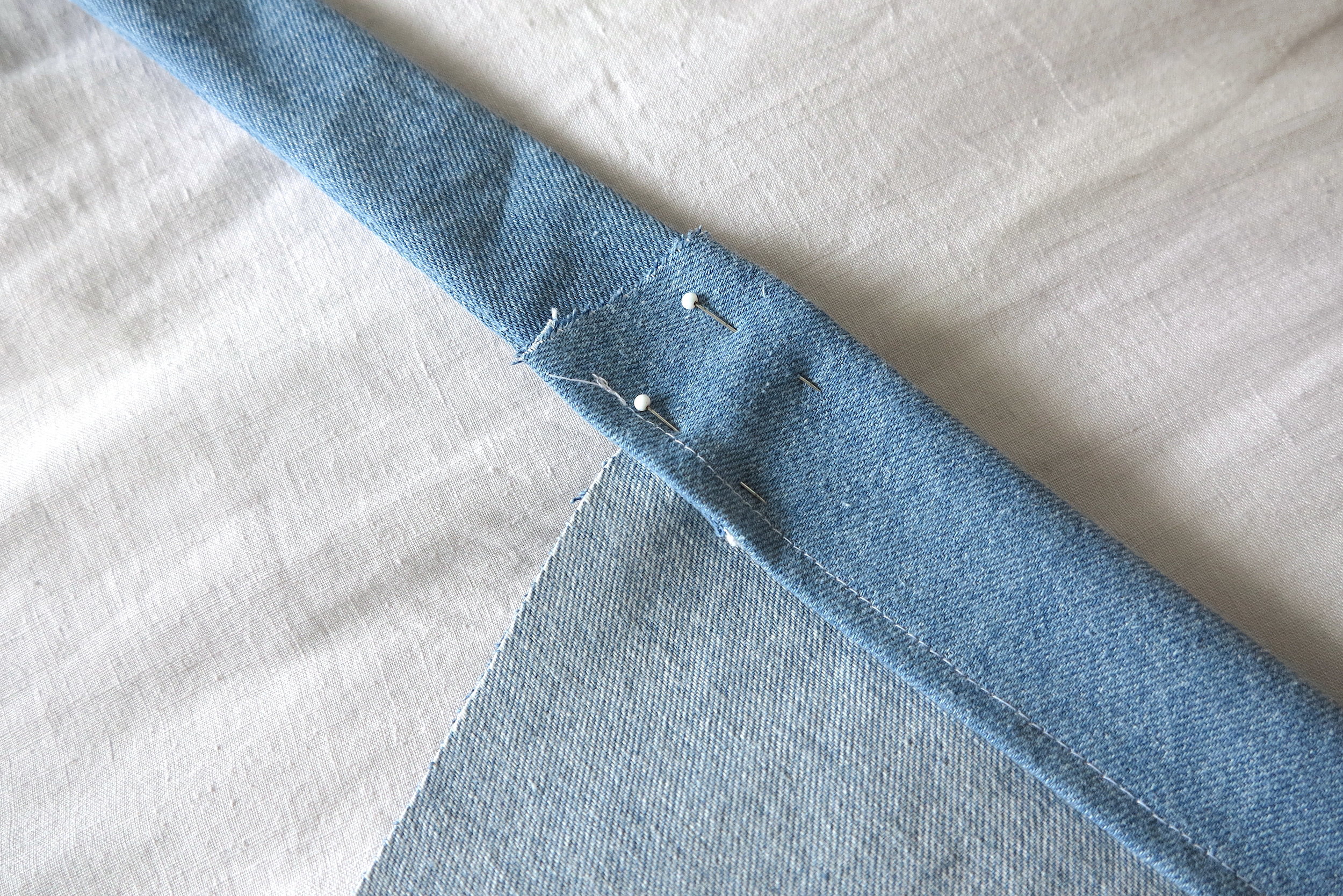 DIY: Frayed Denim Wrap Skirt — The Essentials Club