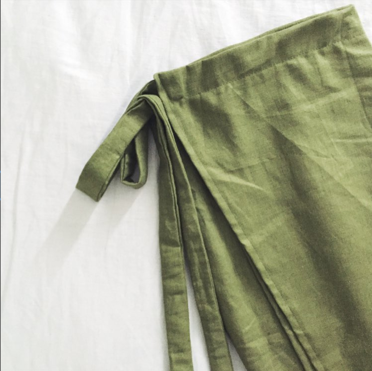 DIY: Frayed Denim Wrap Skirt — The Essentials Club