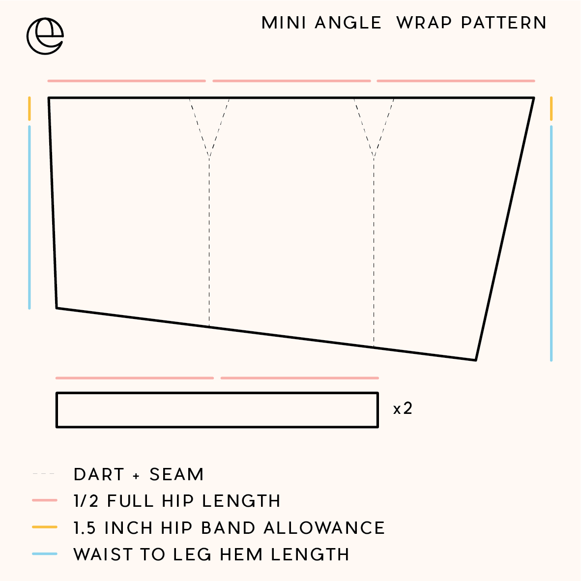 Paige Denim Skirt Sewing Pattern (PDF) - Designer Stitch