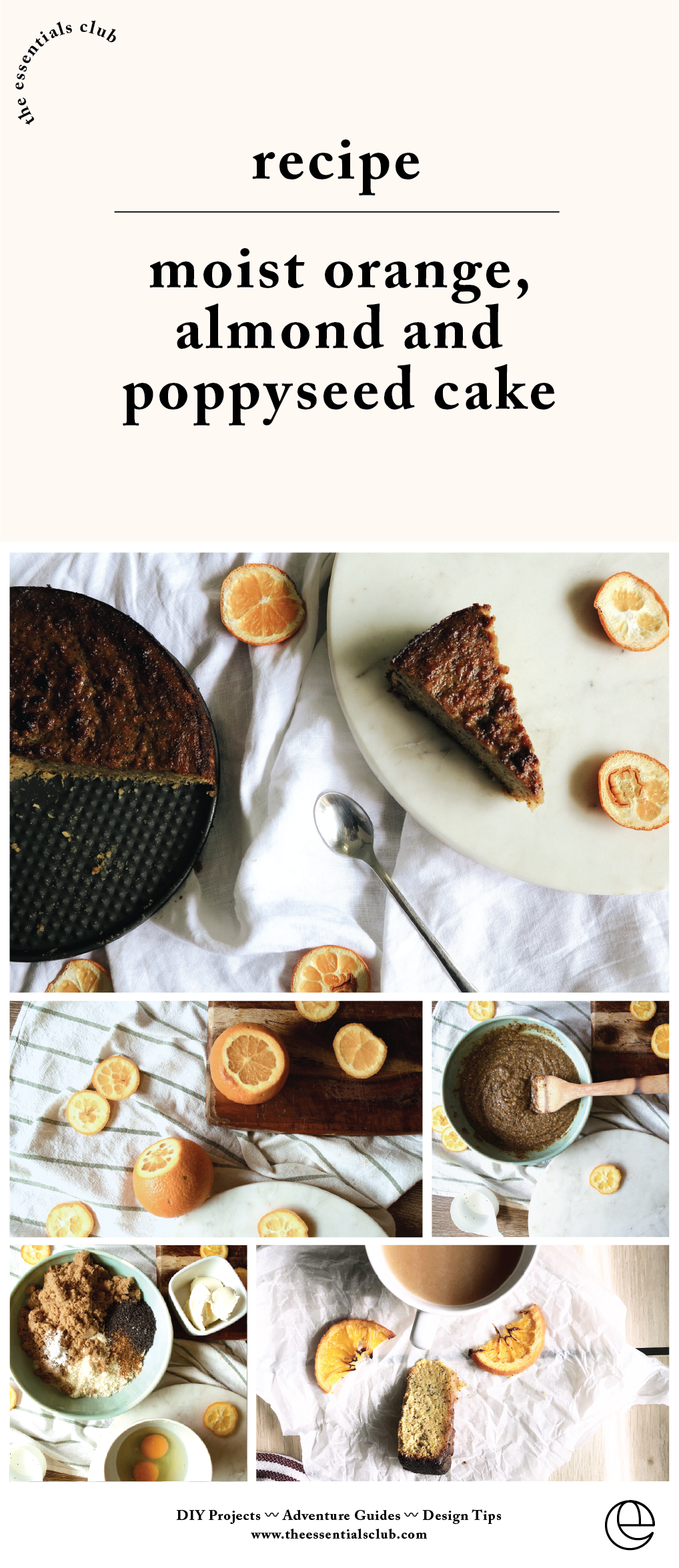 Orange, Almond &amp; Poppyseed Cake