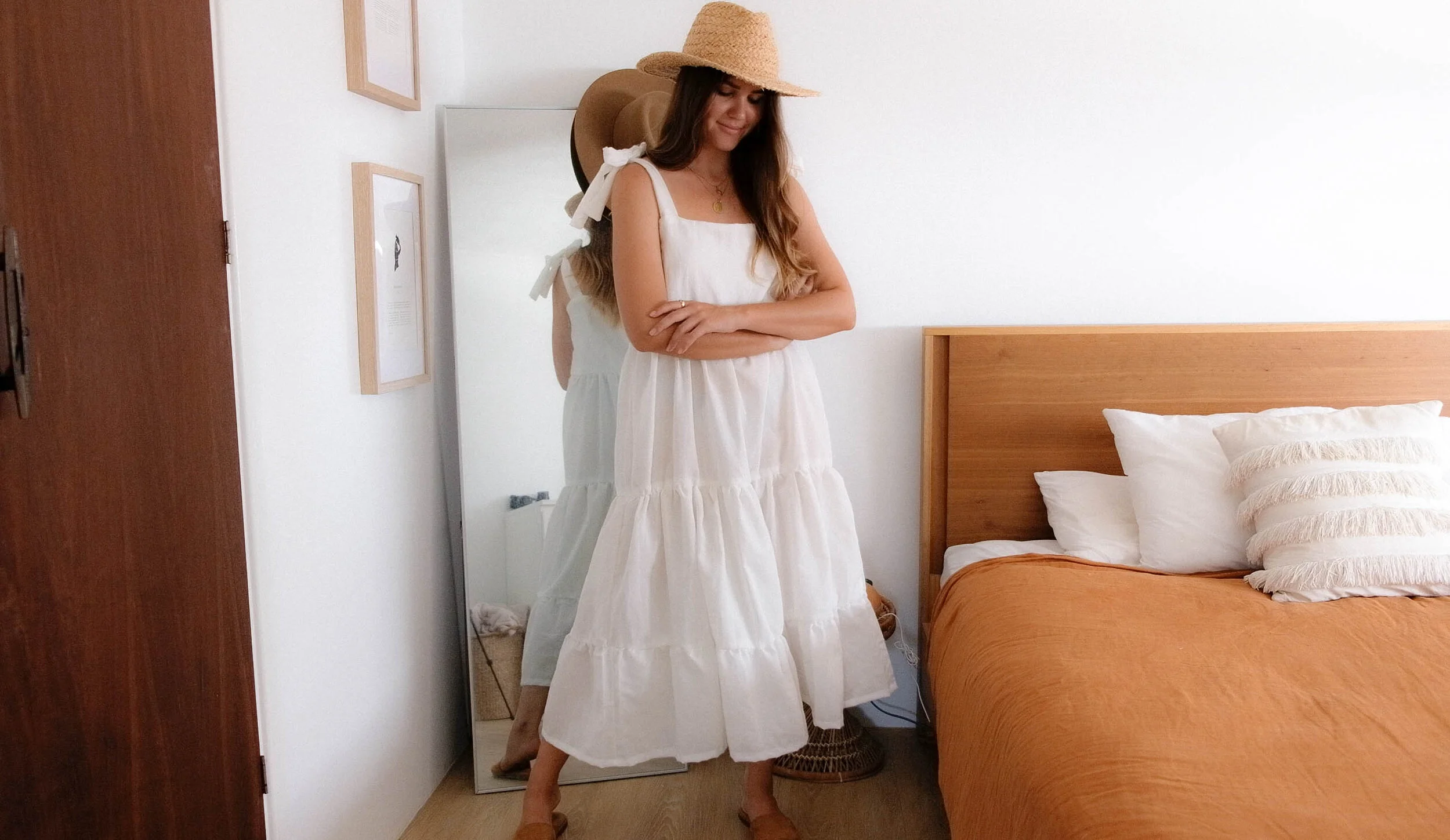 DIY: Tiered Flowy Dress (with tie straps)