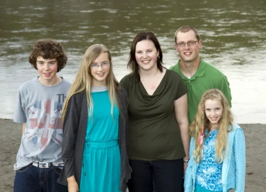 July 2011; L-R: bro, Sis, Haley, Nick (my husband), Sis