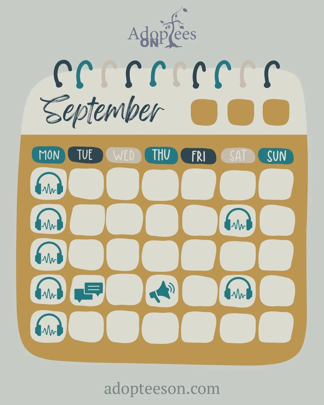 Happy September! 

We have an exciting month planned for you with new Adoptees On episodes coming on September 12. Freeze Fest with Pam Cordano, MFT on September 23, and Ask an Adoptee Therapist with Marta Isabella Sierra Cifuentes, LMHC on September