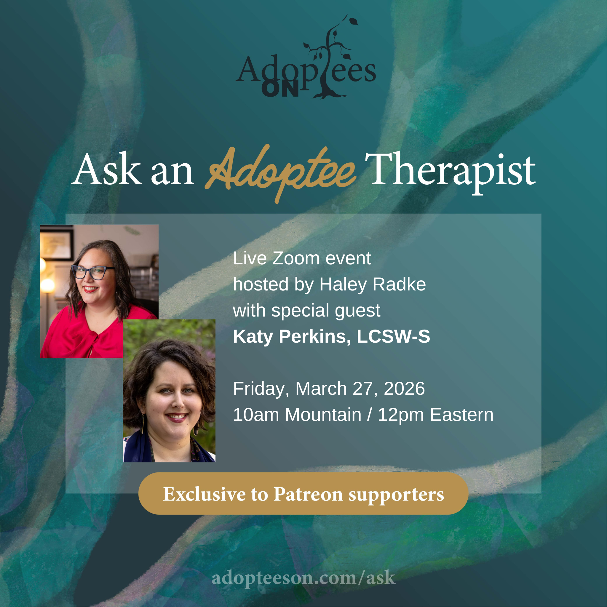 March Ask an Adoptee Therapist with Katy Perkins, LCSW-S