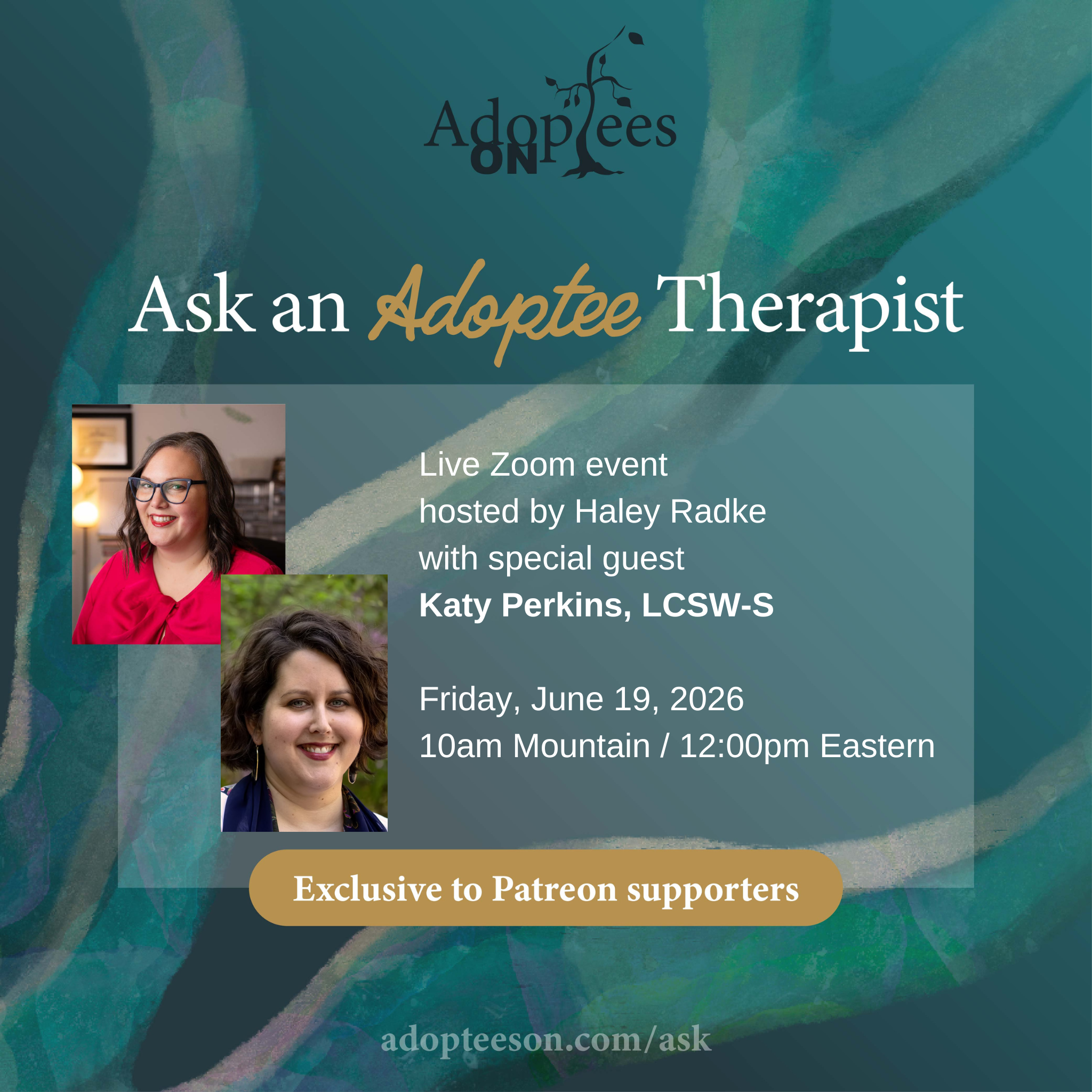 June Ask an Adoptee Therapist with Katy Perkins, LCSW-S