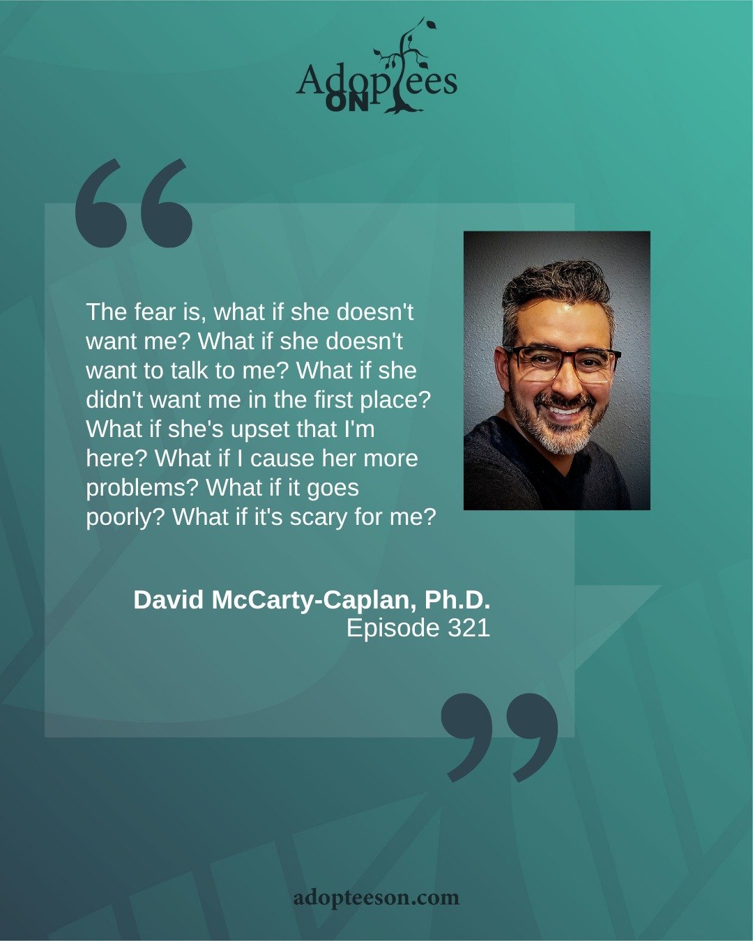 Today&rsquo;s guest is Dr. David McCarty-Caplan, a researcher, consultant and a Colombian-born adoptee. After becoming a father himself, David began searching for his biological family, leading to a reunion with his mother and siblings in Colombia &m