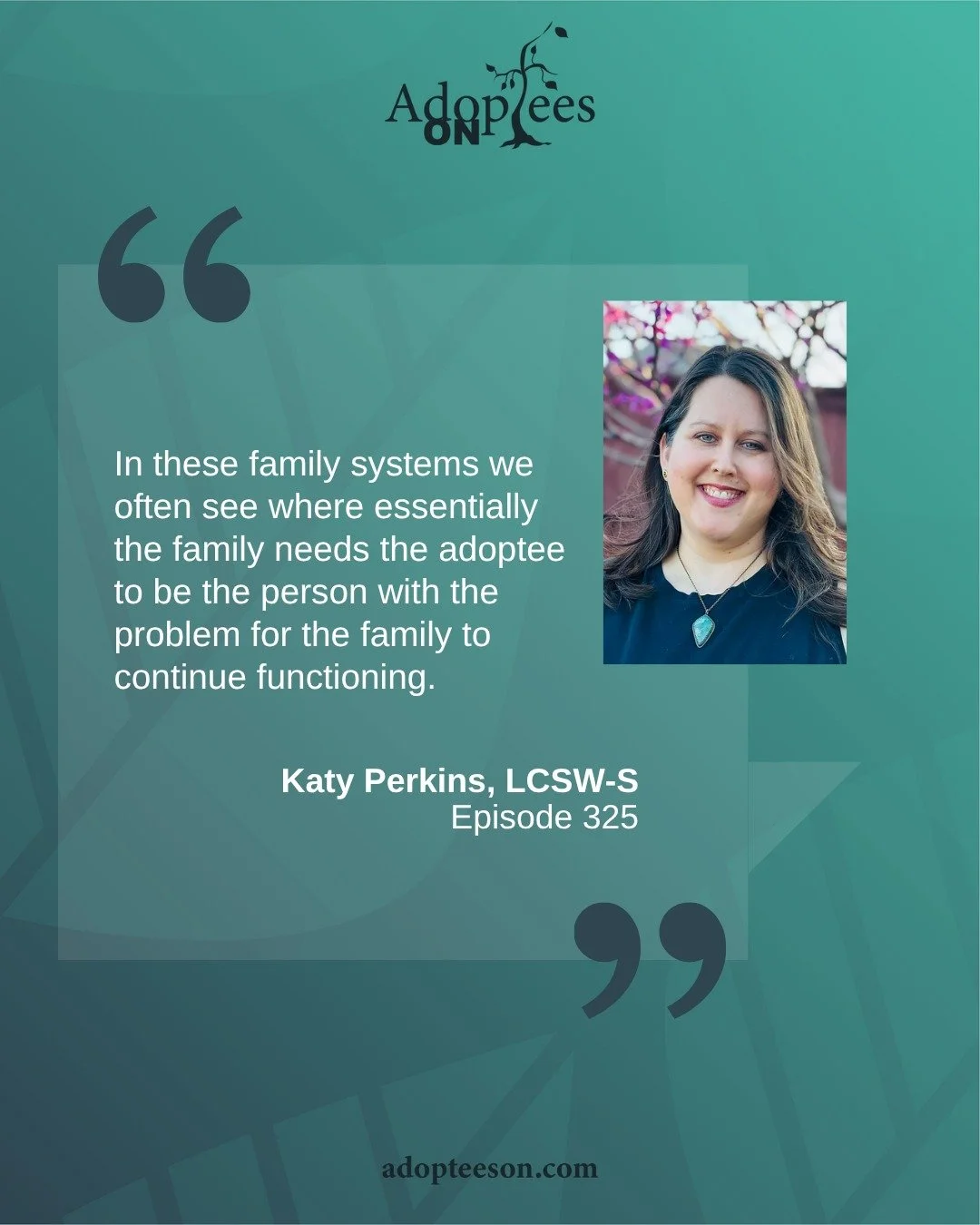 This is a special episode in our healing series where I interview therapists who are also adoptees themselves, so they know from personal experience what it feels like to be an adoptee. Today we are joined by Katy Perkins to talk about a hot topic in