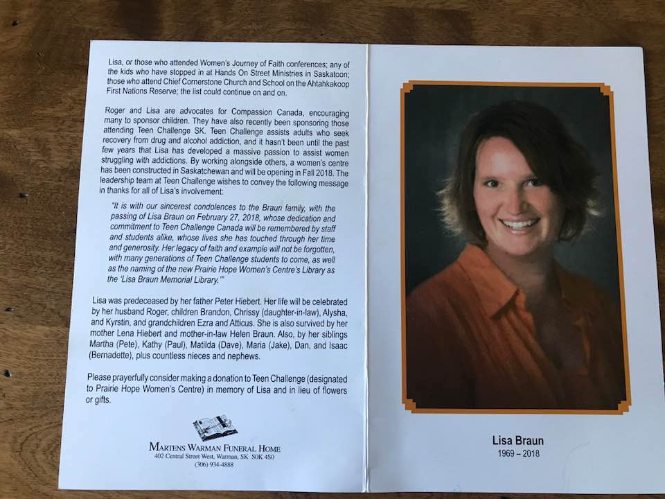 Lisa Funeral bulletin back March 4 2018.jpg