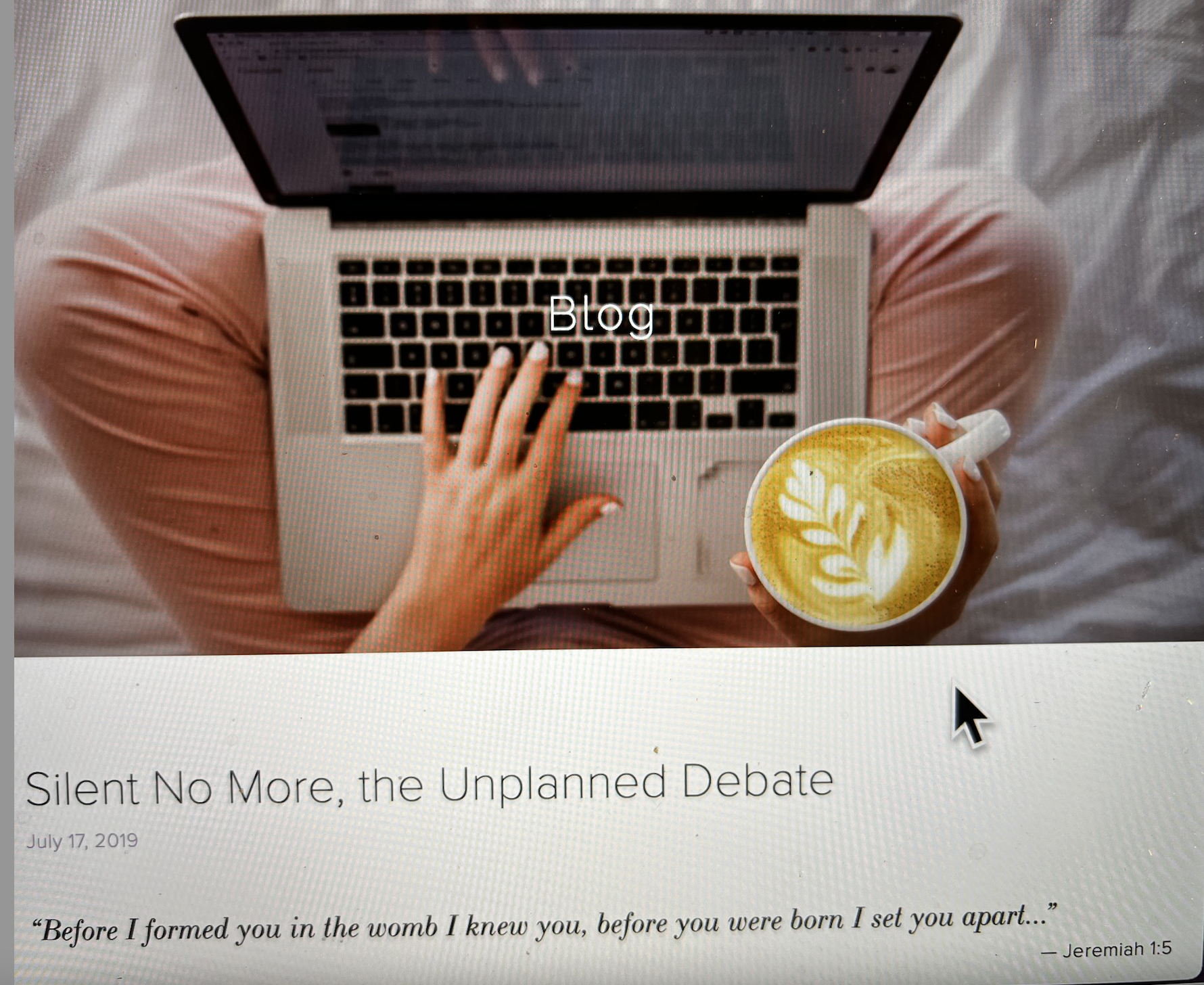 2019 Blog Silent no More- The Unplanned Debate