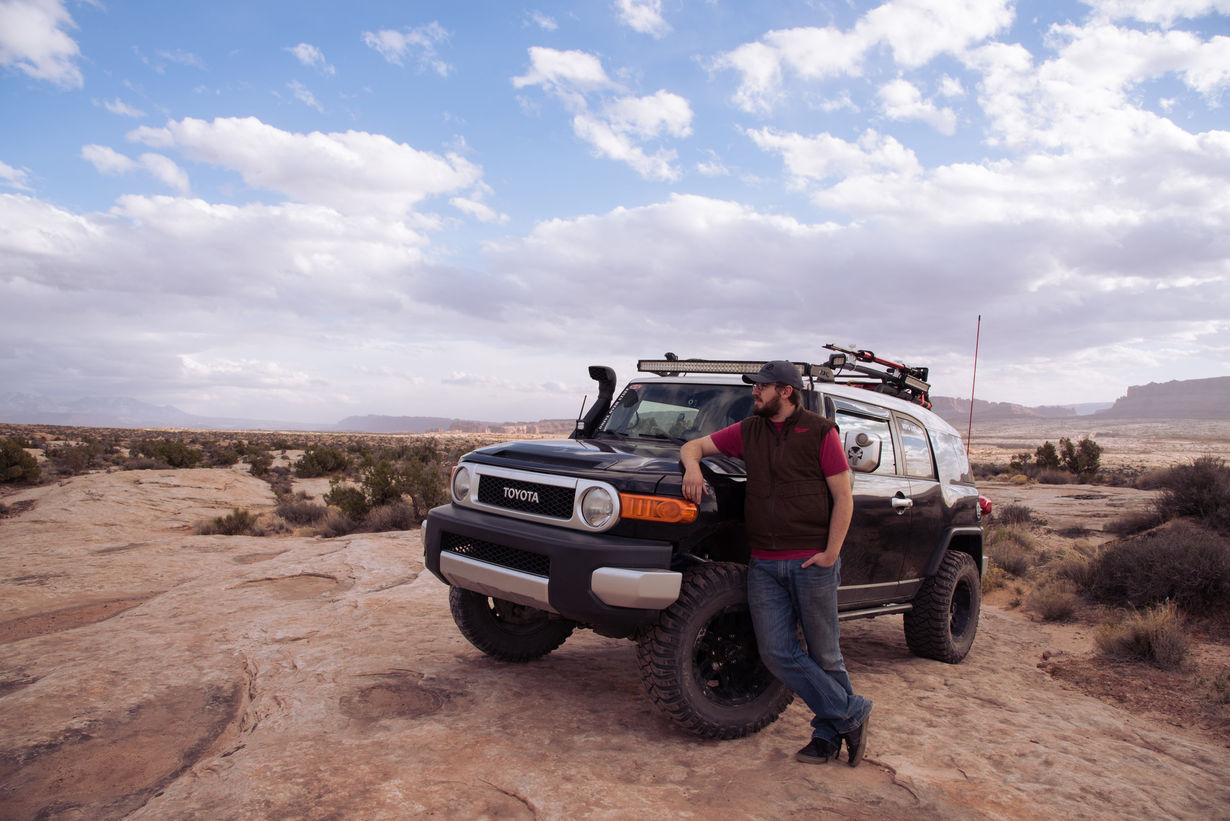 Robert and his FJ.