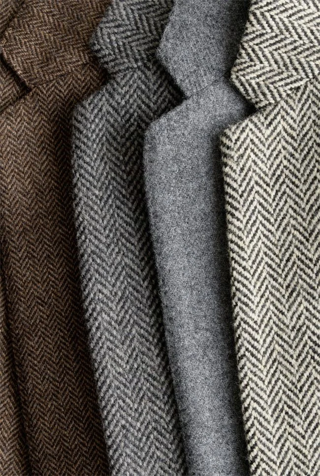 The many colors of the of the Herringbone Tweed