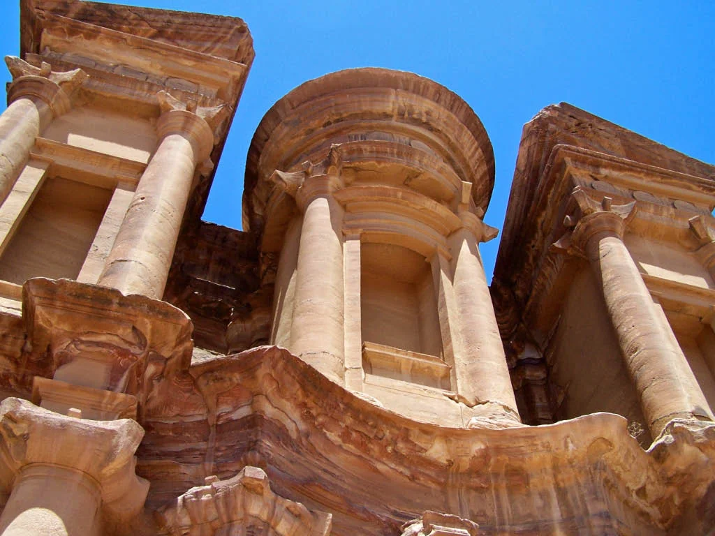 The Monastery at Petra. Photograph by Tom Neys.