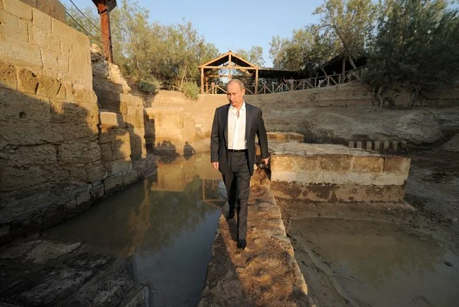 Russian President Vladimir Putin visiting Bethany Beyond the Jordan (Photo: kremlin.ru)