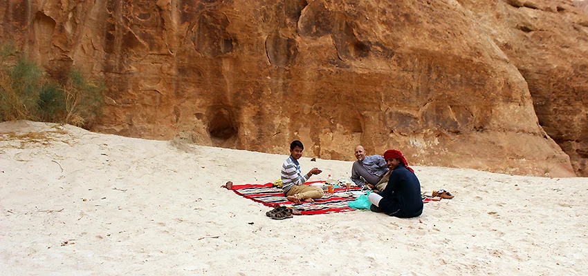 Lunch in the desert