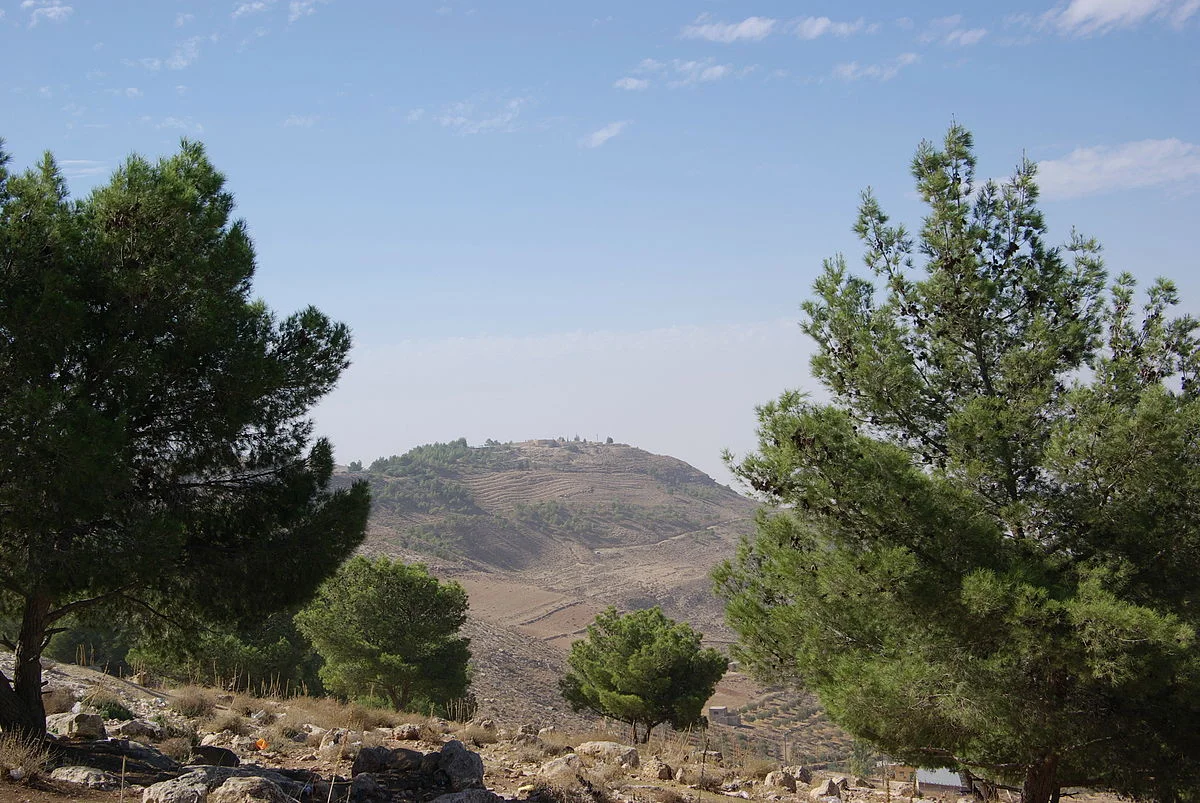 Mount Nebo. Photo taken by Berthold Werner, distributed under CC BY 3.0 license.