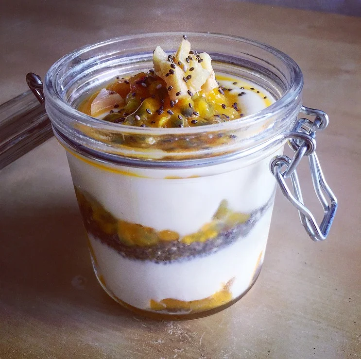 Mango, Coconut & Passionfruit Parfait