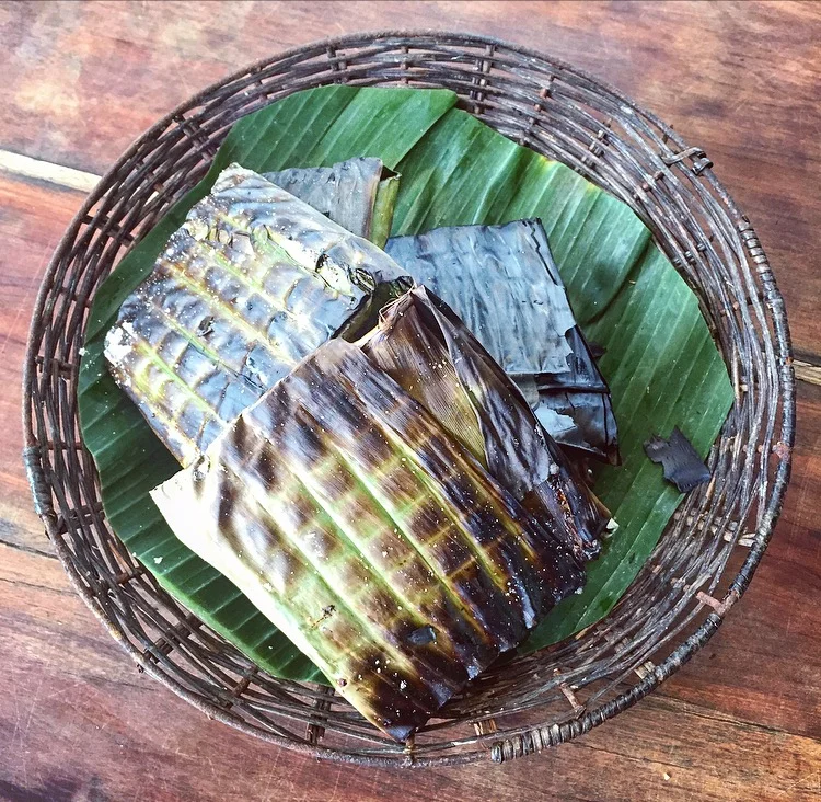 Redbridge_Shrimp banana leaf cooked .jpg