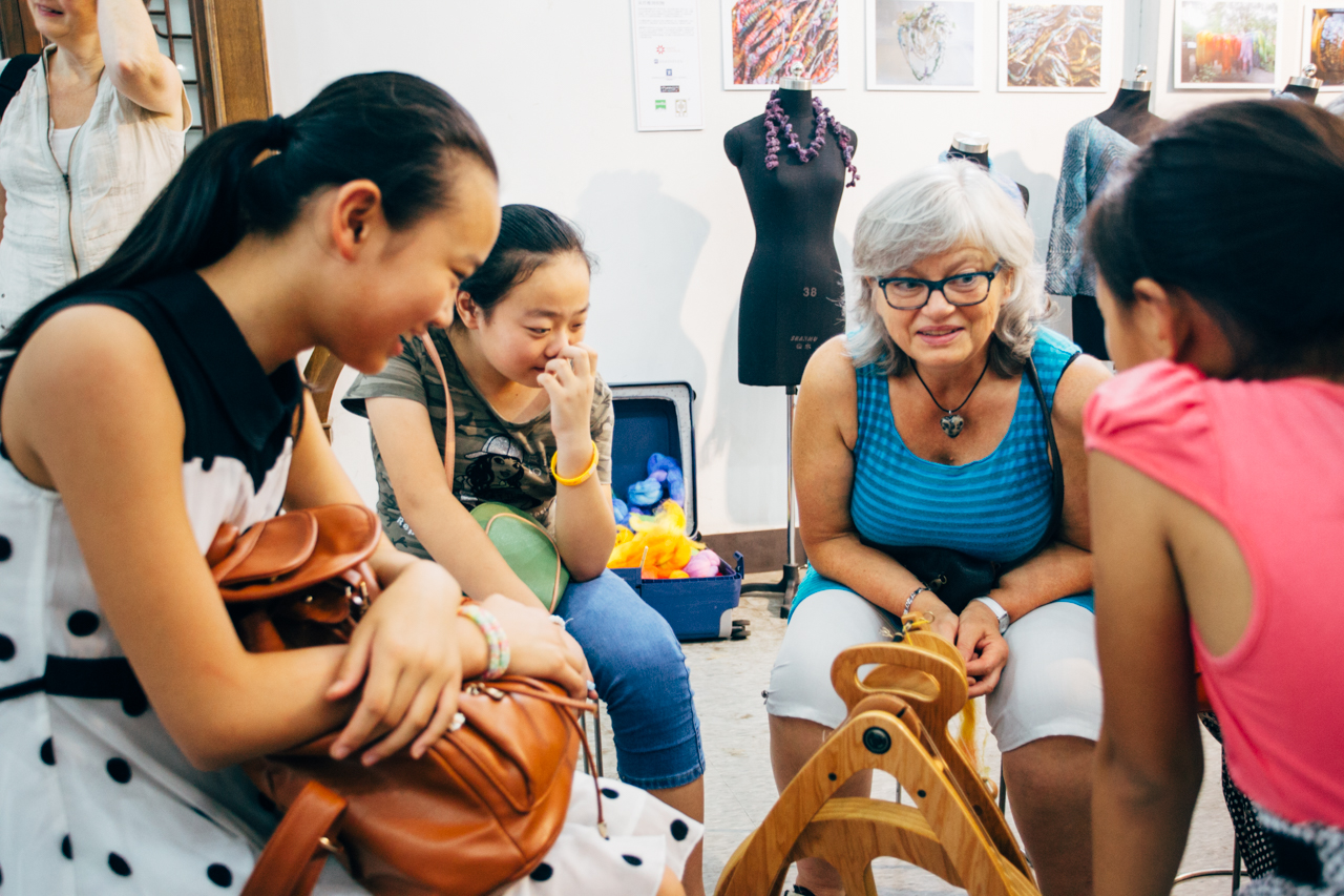 During my second visit to the institute, an intercultural event was held showcasing traditional Norwegian textile techniques. It was fascinating see handicraft as it's own language allowing words to be understood and emotions to be communicated.&nbs