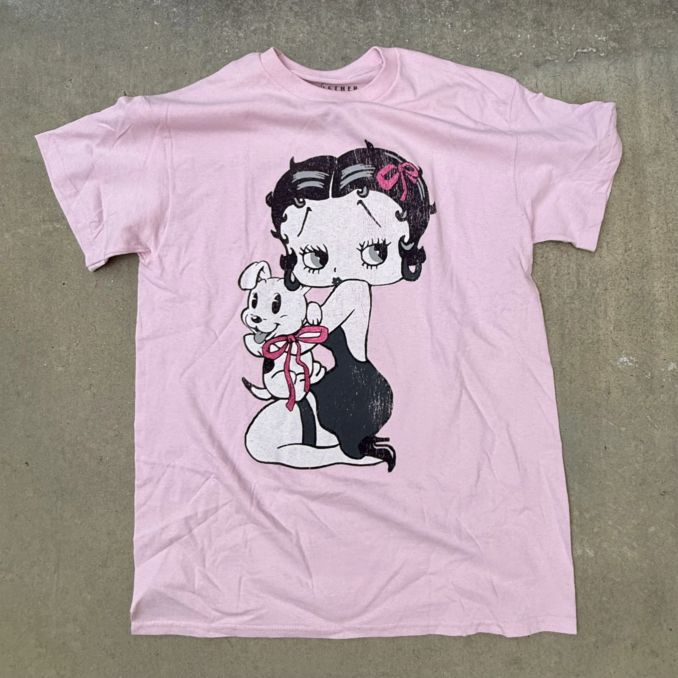 GIRL TALK TEE_BETTY BOOP PINK IMG_8173.jpeg