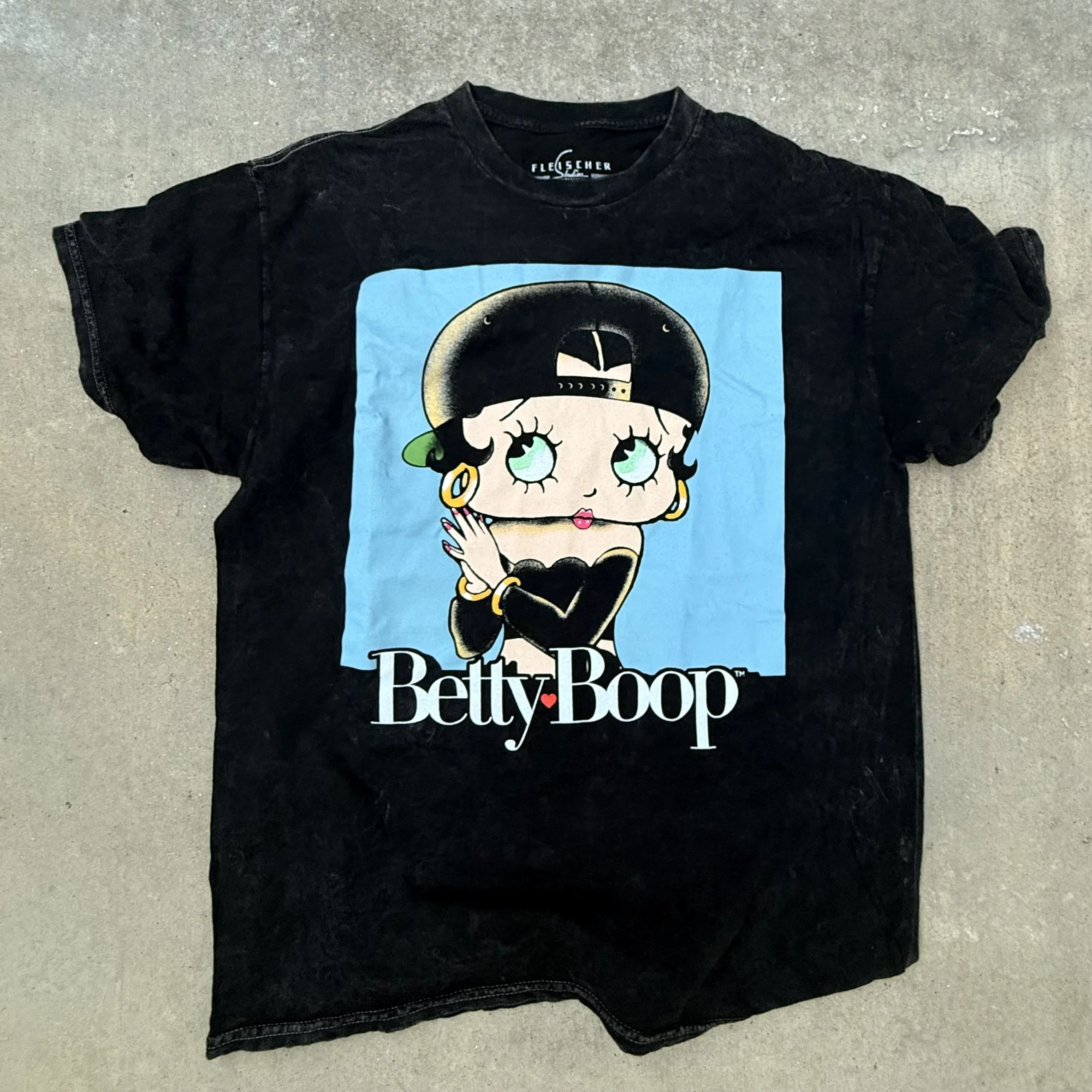 GIRL TALK TEE_BETTY BOOP BLACK HAT IMG_8177.jpeg