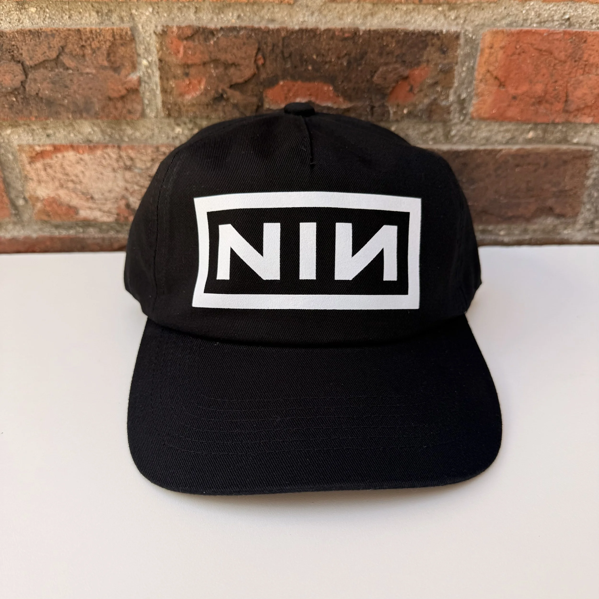 DAD HAT_NINE INCH NAILS LOGO [FONZ]  IMG_9966.jpeg