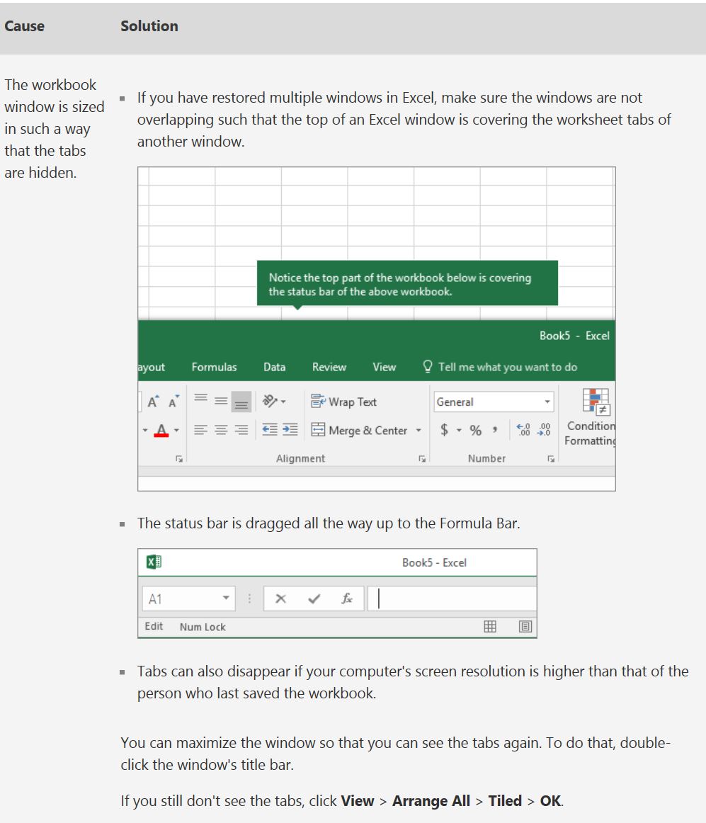 the mysterious missing tabs in excel how to solve it 8pm