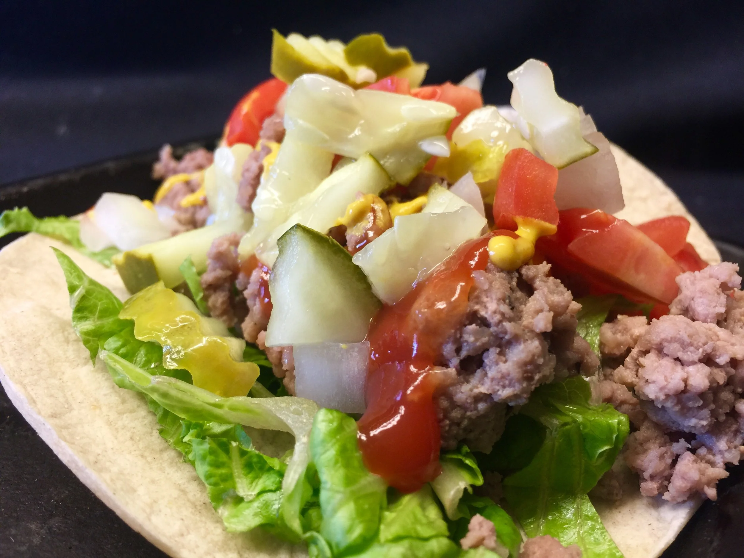 Taco Tuesday...Cheeseburger Taco!