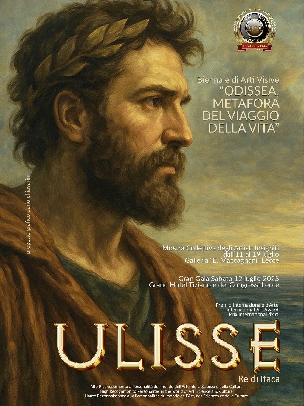 Honored to receive the
International Art Award Ulisse „Re di Itaca“. ⭐️
Thank you Accademia Italia in Arte nel Mondo for the recognition of my work.
#art #artaward #award #contemporaryart #contemporaryartist #breitfusseva #lecce