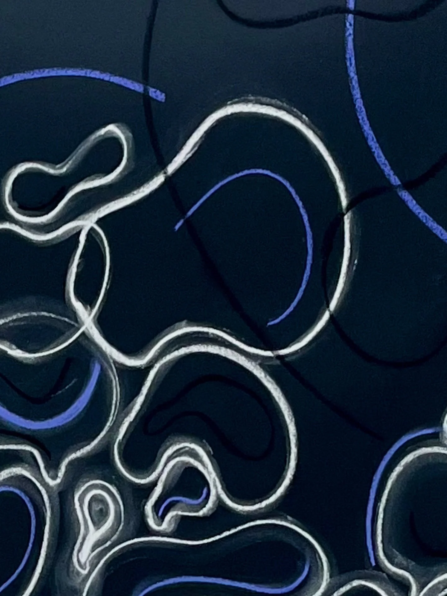 💜 SOUND UP 💜 … can’t stop listening to my new favorite song @ahtmamusic 
Still in progress LET IT FLOW - oil pastel on canvas, 160x140cm