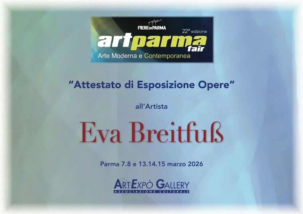COMING SOON! 
My artworks are on view @artexpo_gallery at ART PARMA.
March 7. 8. and 13. 14. 15 /2026
🟡
#contemporaryart #contemporaryartist #breitfusseva #artparma2026 #artlovers