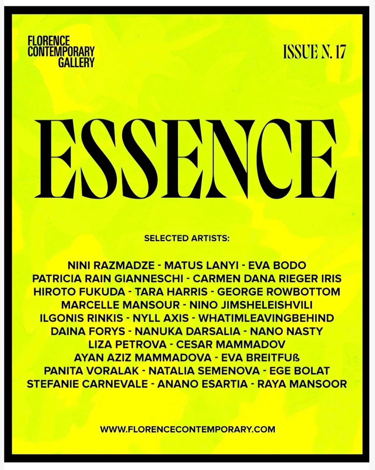 I&rsquo;m delighted being part of &ldquo;ESSENCE&rdquo;, the upcoming online exhibition presented by @florence_contemporary_gallery, launching March 11/2026.
Bringing together a compelling selection of contemporary artists, the exhibition creates a v