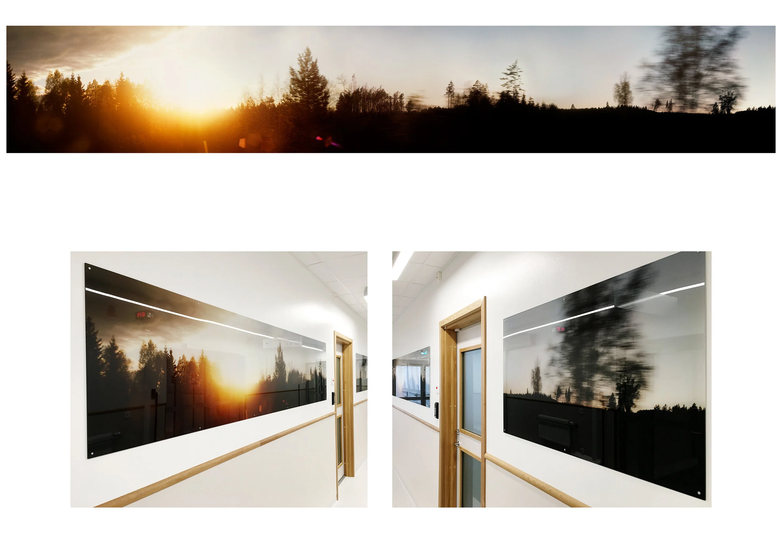 View of Passing (composition #1), 2016gestaltningsuppdrag åt Gävle sjukhus