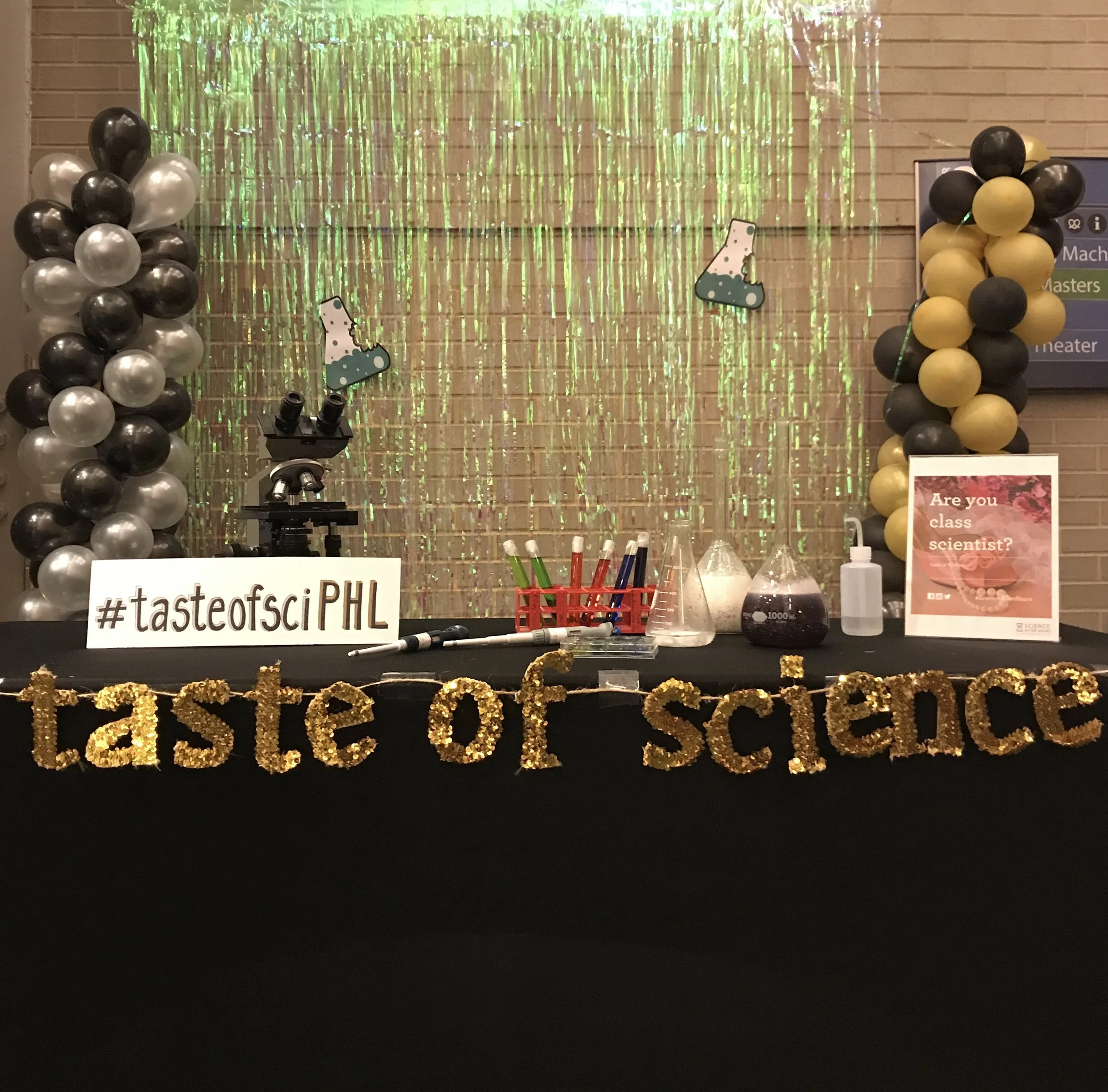 taste of science Prom photo booth