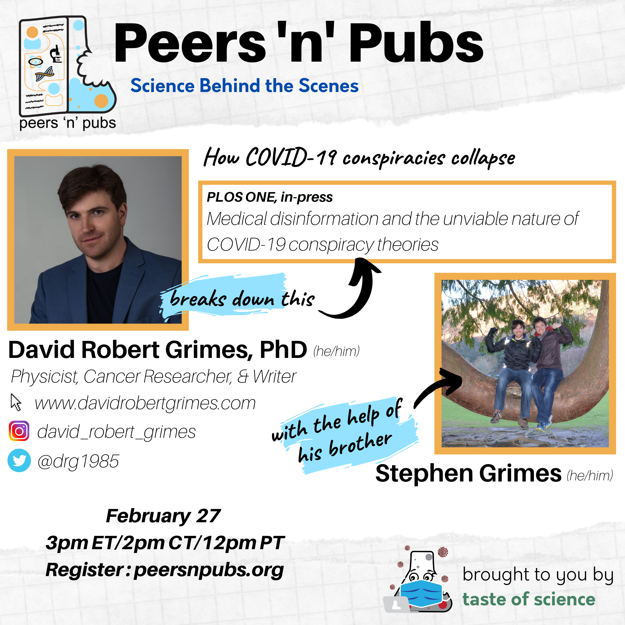Peers n Pubs - How COVID-19 conspiracies collapse
