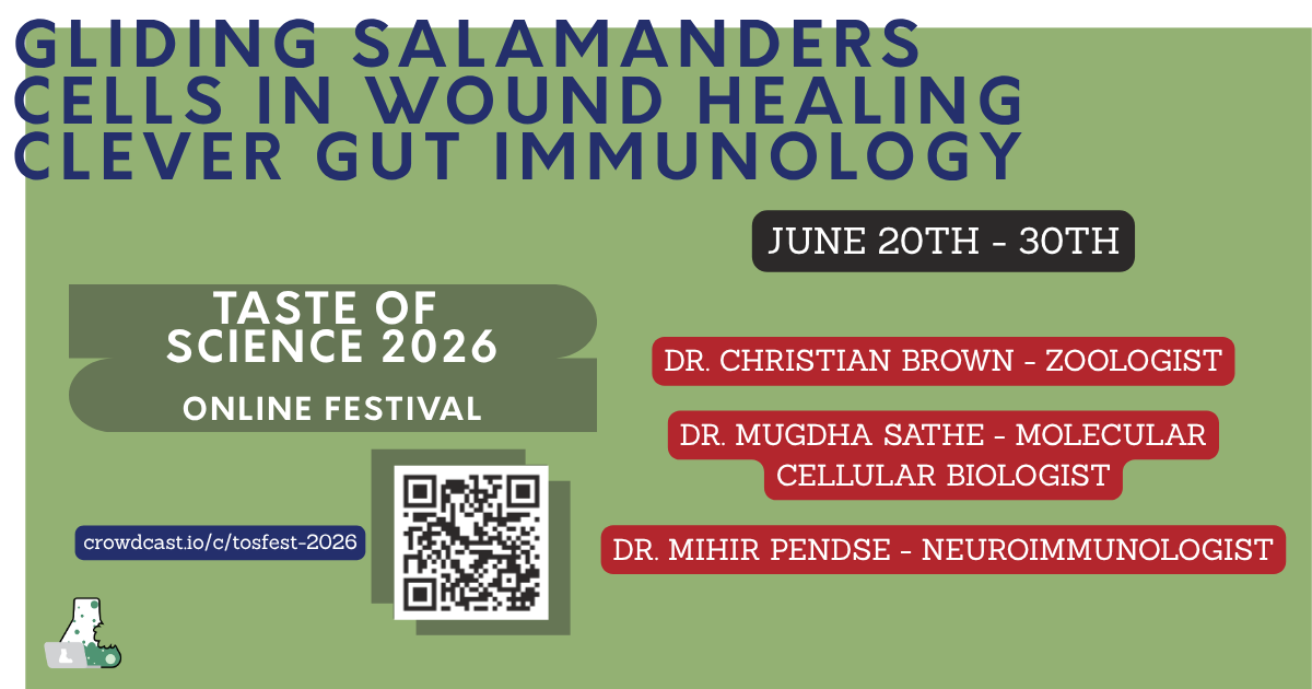 A flyer showing the link to the registration site: crowdcast.io/c/tosfest-2026 along with the dates June 20th-30th and the names of the speakers.