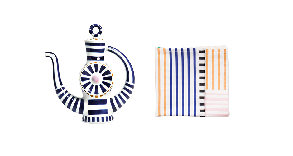 Buñica Jug by Sargadelos Julia tea towel by All The Fruits