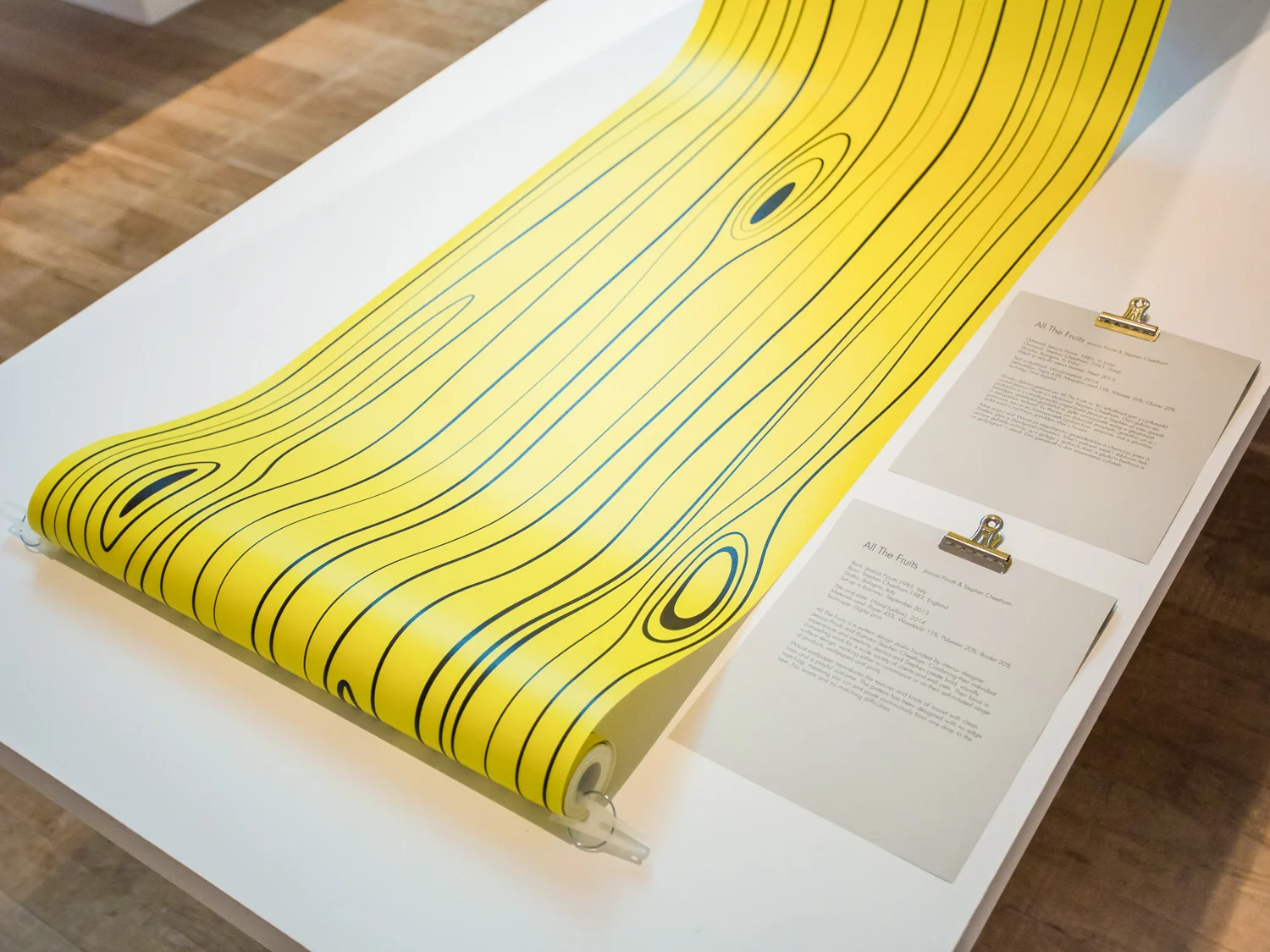 "Wood" has been selected for the "W is for Wallpaper" exhibition at the Ruthin Craft Centre , in Wales, alongside Timorous Beasties, Eley Kishimoto and many others. 