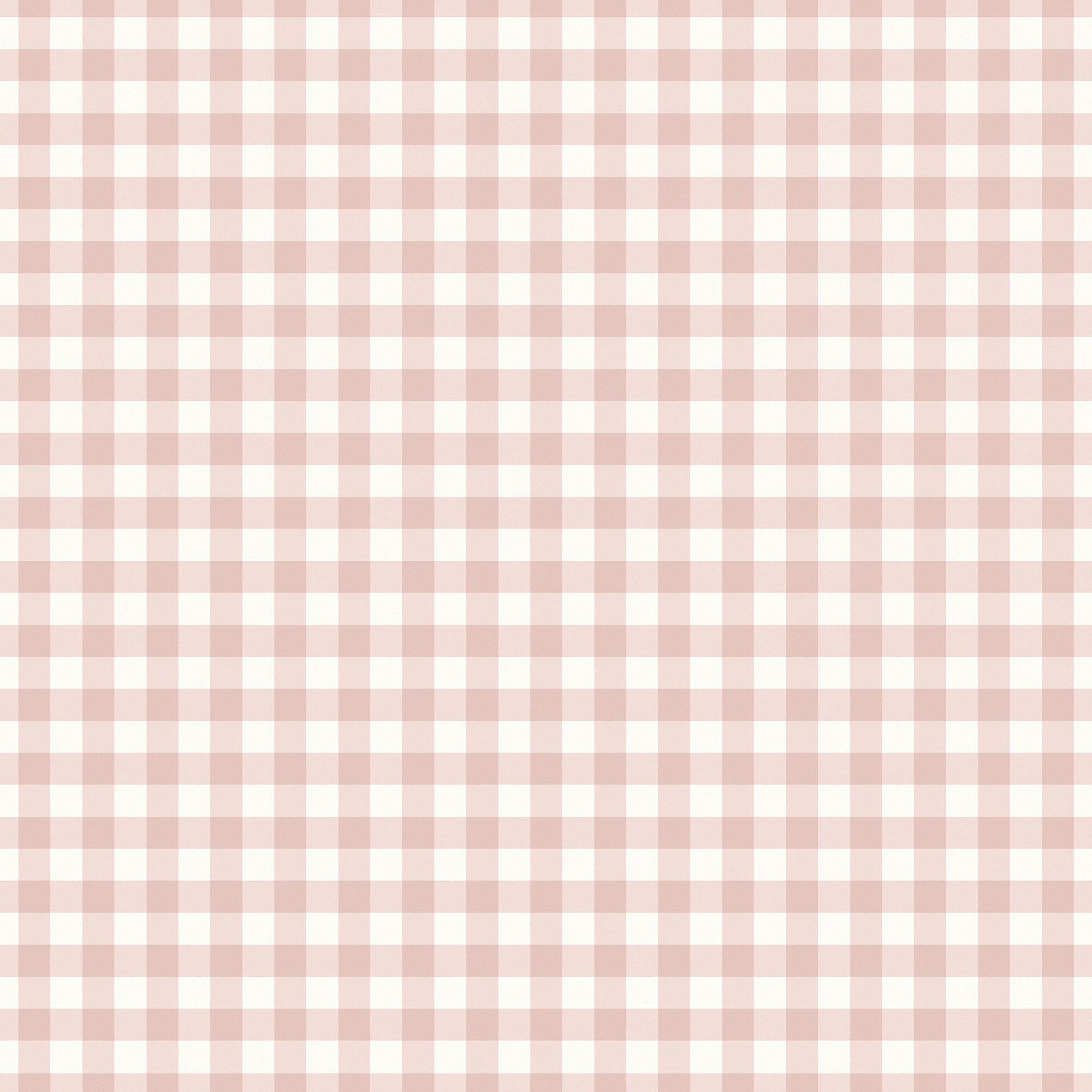 Pink and White 10 cm Gingham Wallpaper