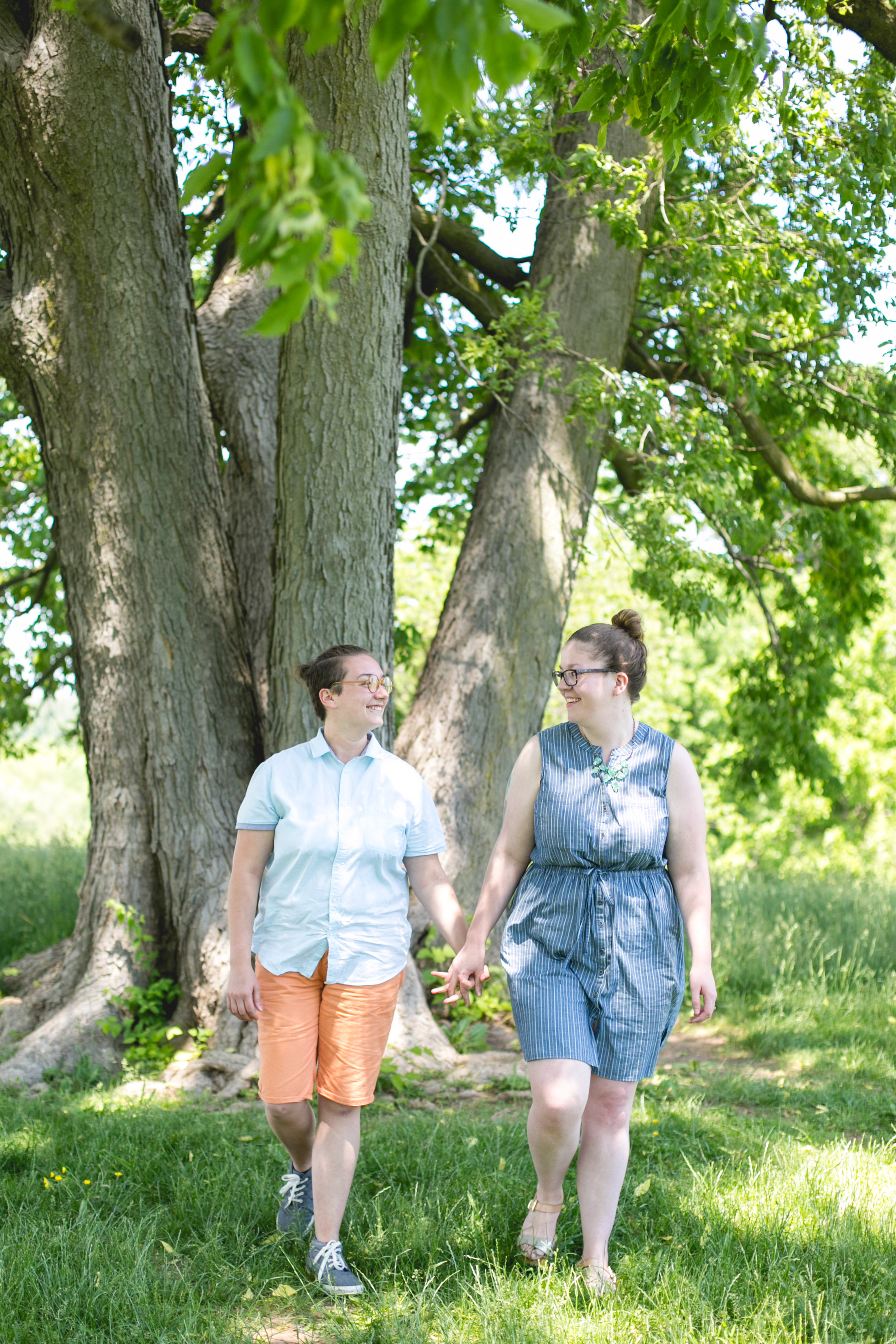  A spring Valley Forge State Park, King of Prussia Pa Queer Engagement session with Alex and Lee 