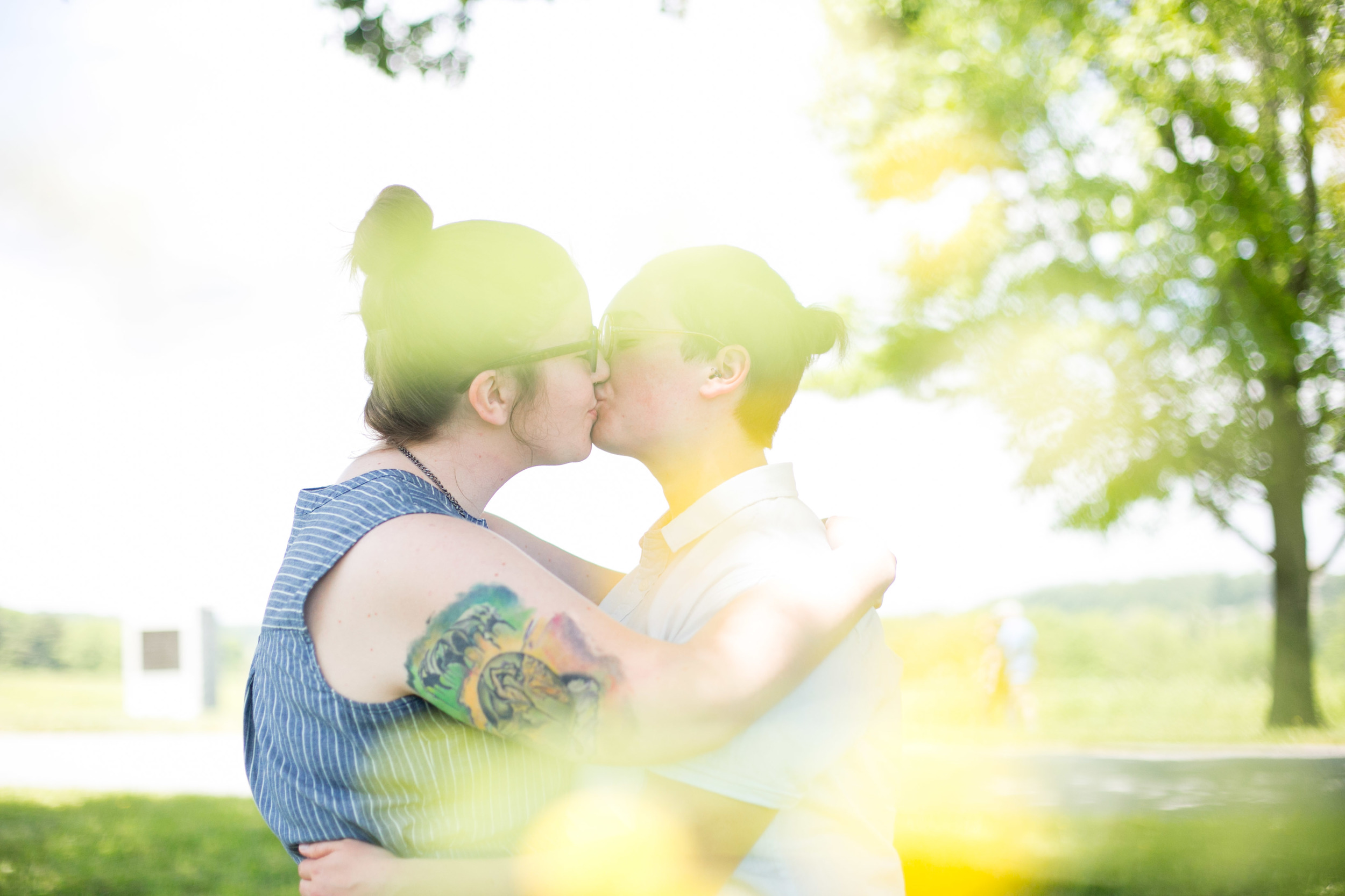  A spring Valley Forge State Park, King of Prussia Pa Queer Engagement session with Alex and Lee by Swiger Photography, Philadelphia's Lesbian Photographer 